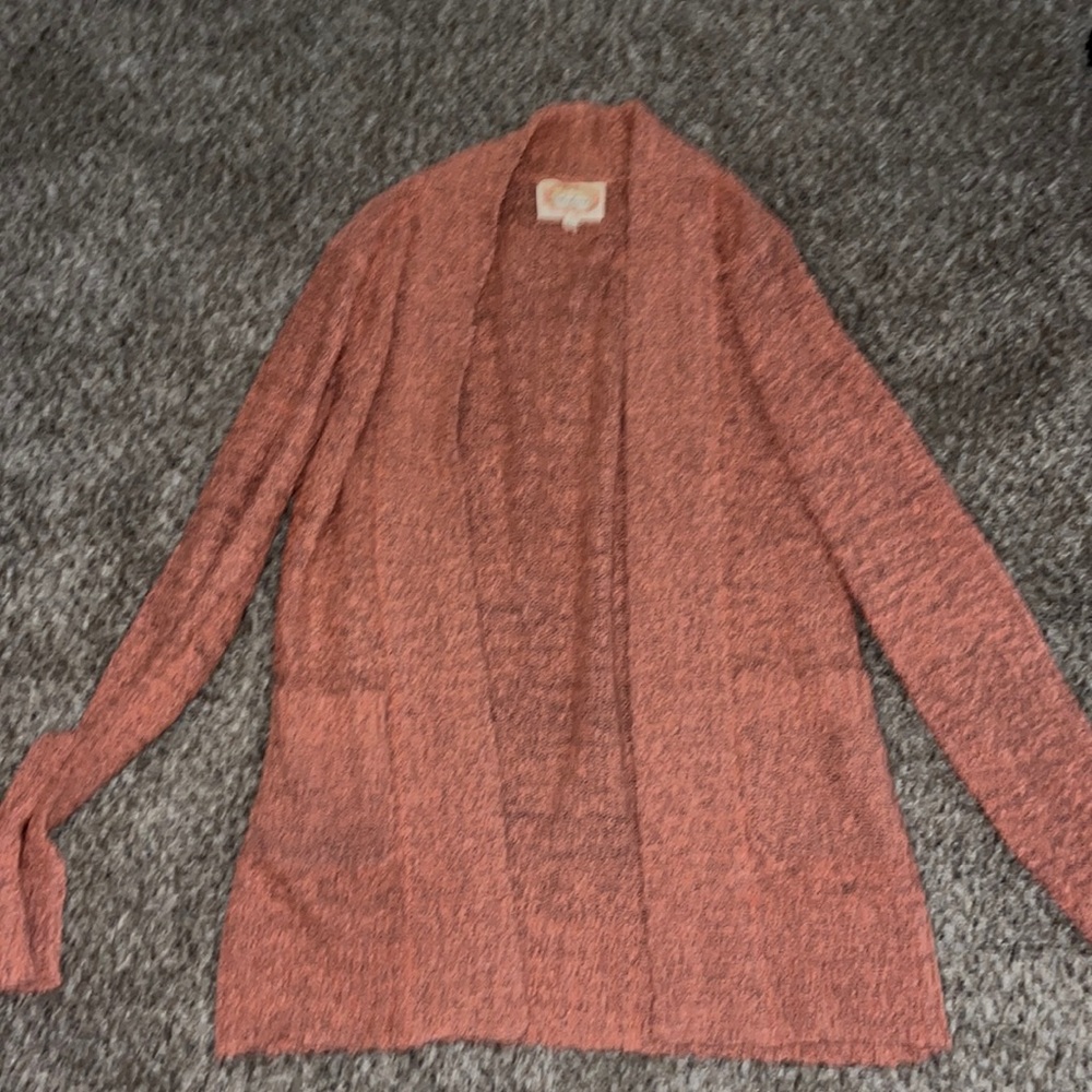 Long cardigan with pockets